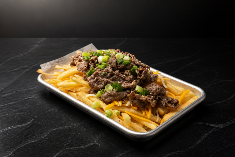 Bulgogi Fries — K-Street Eats at Mr. BBQ Jr.