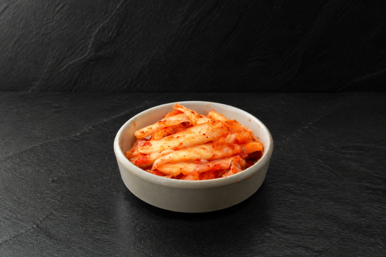 Kimchi banchan at Mr. BBQ Jr.